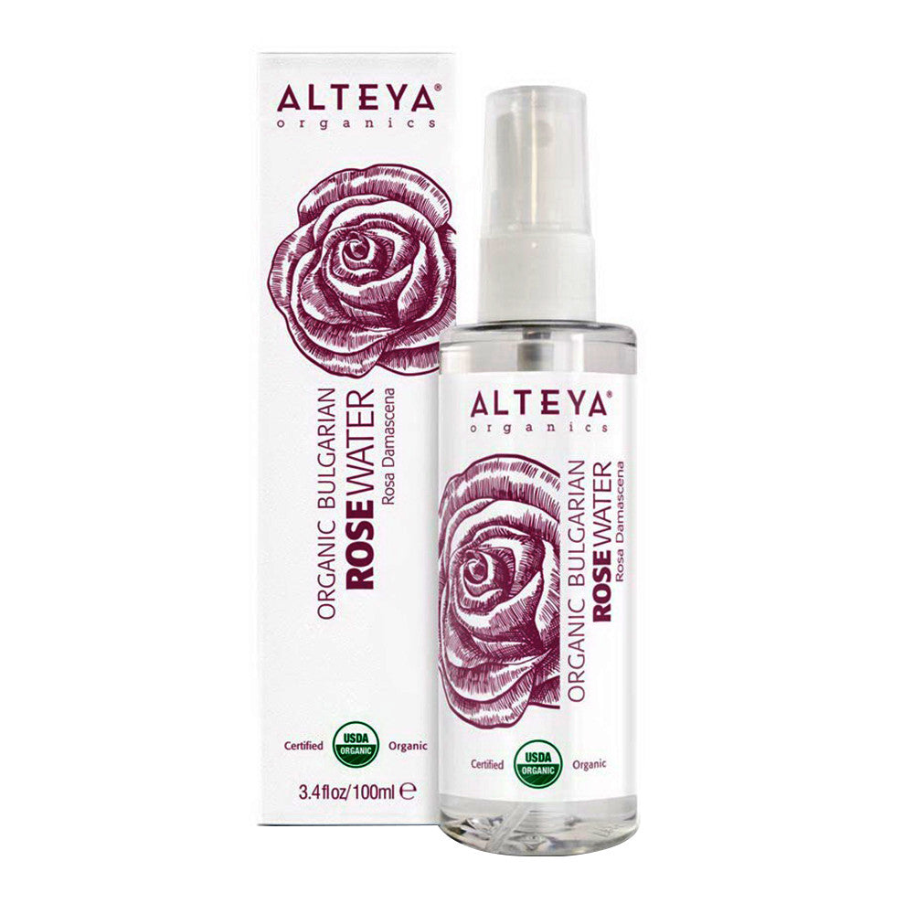 Alteya Organics Organic Bulgarian Rose Water Thermal Distiled, 3.4 Oz